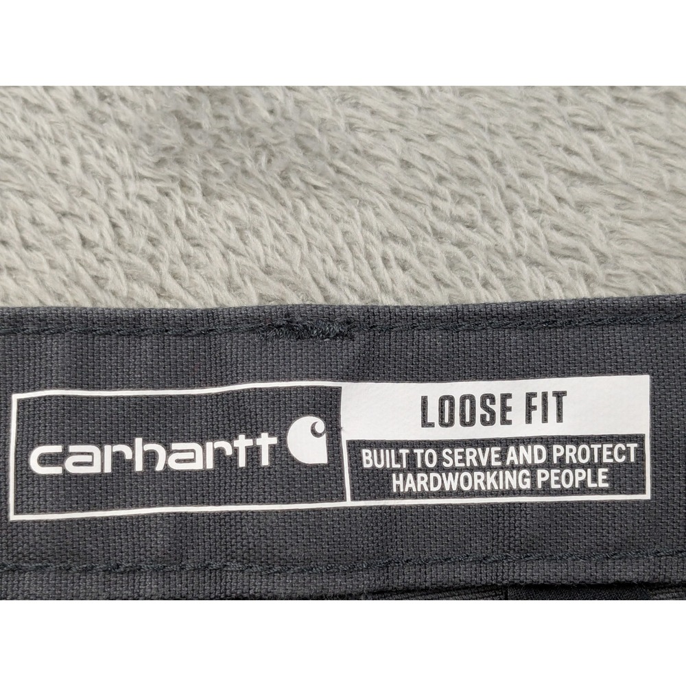 Carhartt Rugged Professional Flex Loose Fit Canvas Work Shorts Gray BS3111 - Picture 12 of 14